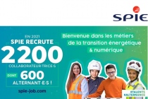 SPIE France annonce le recrutement de 2 200 collaborateurs