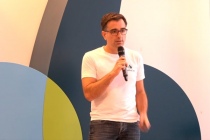 Nicolas Bosson, un des cofondateurs de Blablacar, lors de la conférence du 15ème anniversaire de la plateforme.