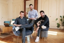 De gauche à droite : Mathieu Artaud, Quentin Lechémia et Lucas Mesquita.